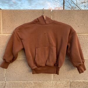 Yzy Gap Kids Hoodie Size XS Brown